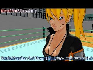 Anime Girls Sexy Sex Anime Girl Lucha Libre Ryona Oiroke Naruko Vs Yoko Hentai Ballbusting Mmd Anim