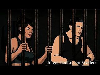 Archer Hentai Cárcel Sexo Con Lana