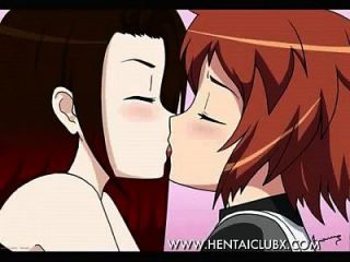 Hentai Yuri Anime Chicas Besando 8 Ecchi