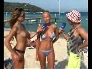 Sabrina Sato Peitos En La Playa Sin Tarja