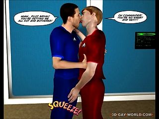 Primer Contacto Anal 3d Historieta Gay Historia Cómica Del Anime