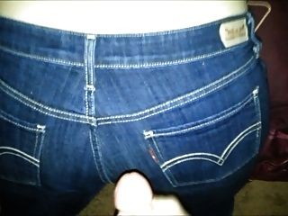 Cum On Wifes Levis Jeans Culo