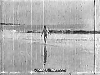 Hermosa Chica Se Follan En La Playa (1930 De La Vendimia)