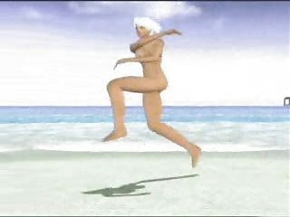 Christie Doa Desnuda En La Playa Video